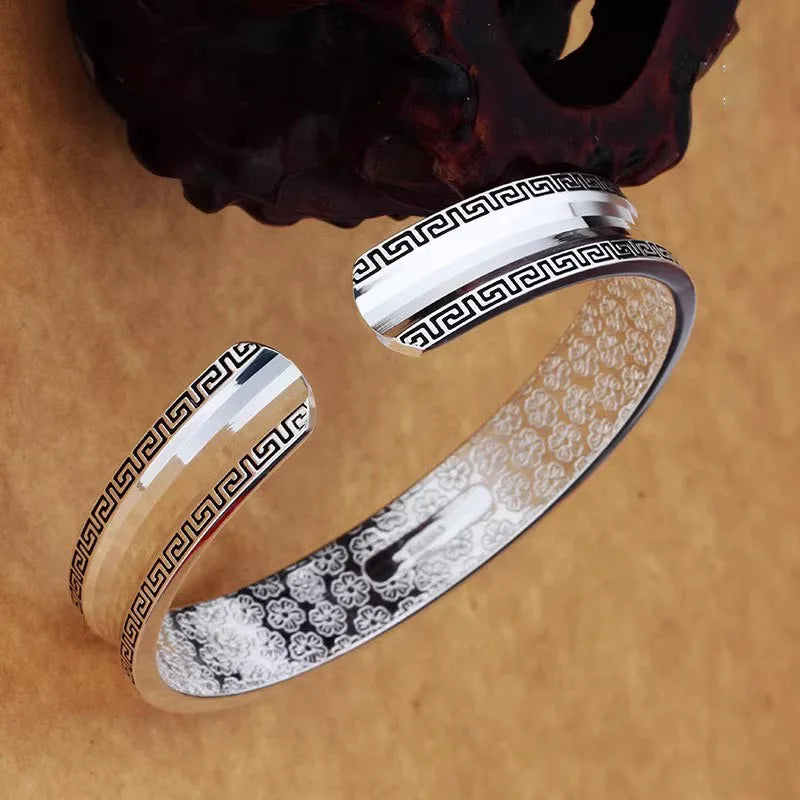 silver 925 Greek design bangle