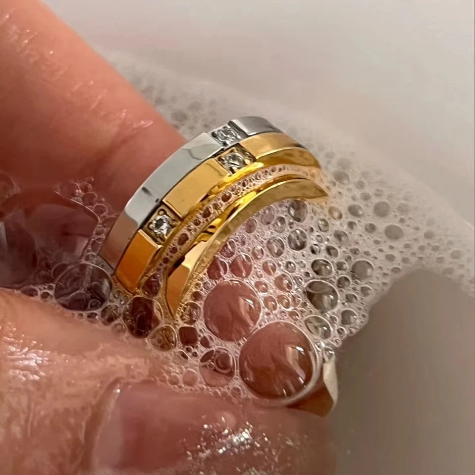 Waterproof Stone Ring