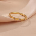 Waterproof Stone Ring
