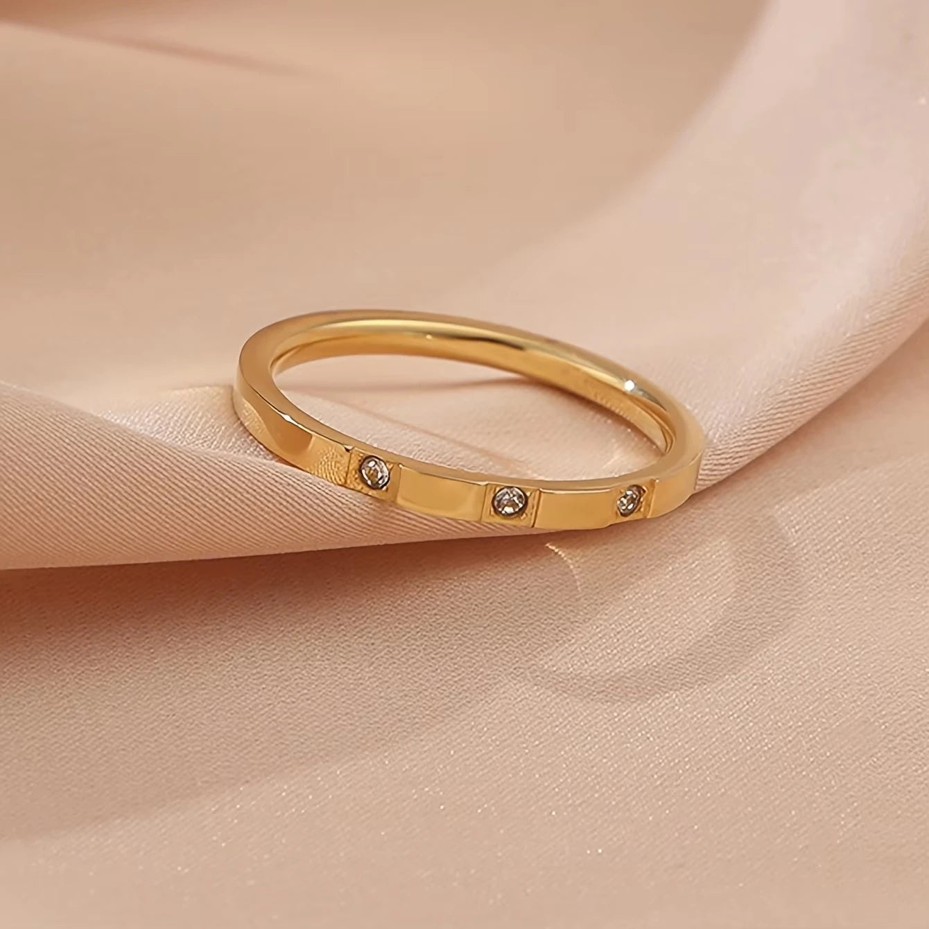 Waterproof Stone Ring