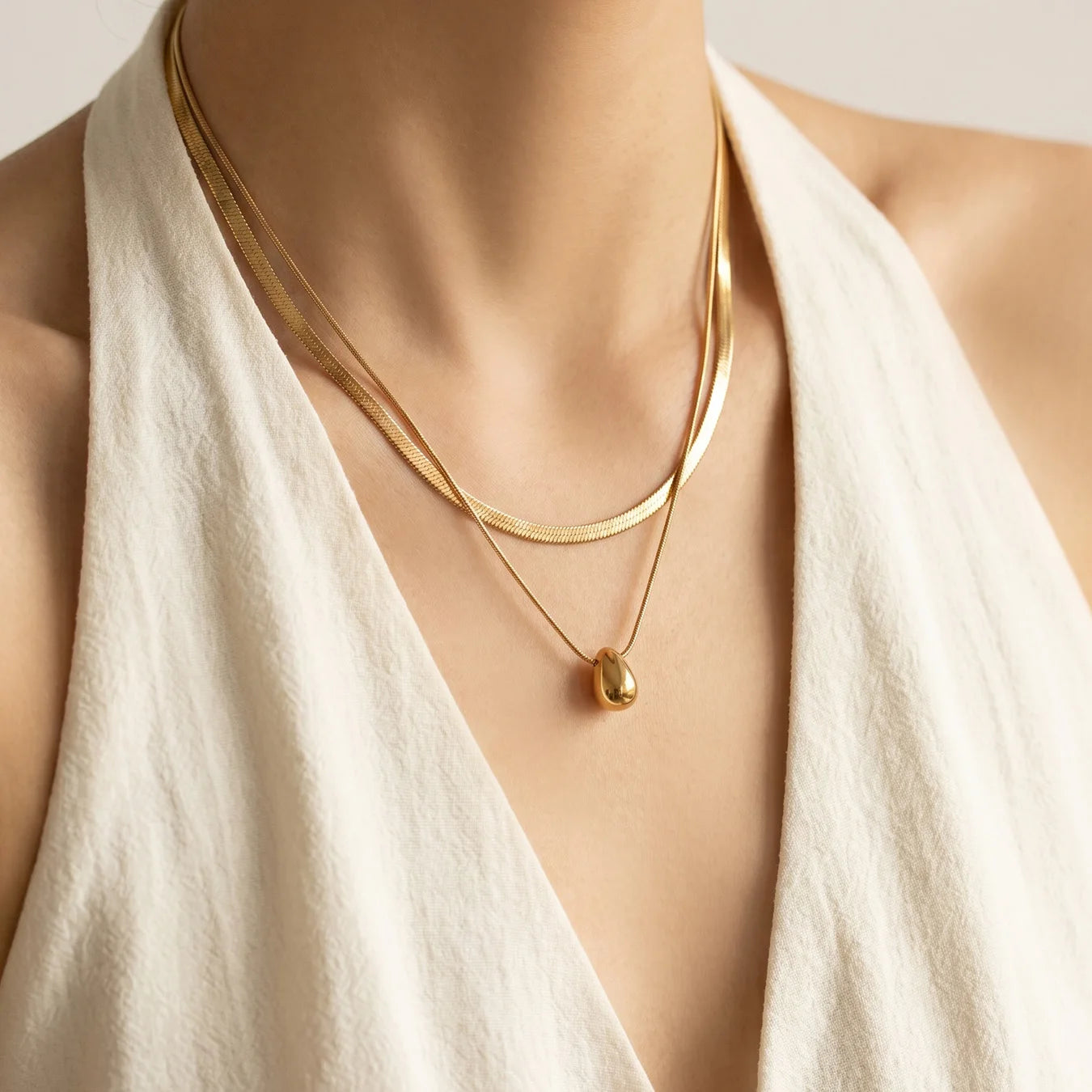 Pandora necklace double layer