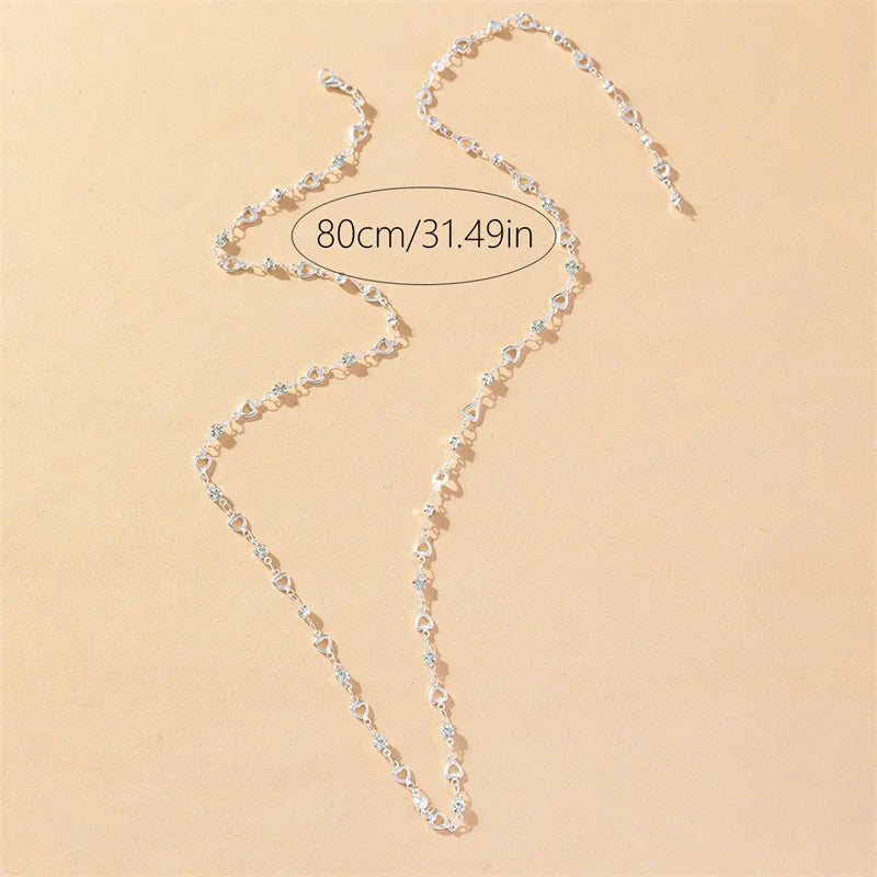 New Luxury Colourful Crystal Zircon Necklace Long Tassel Choker Bohemian Statement