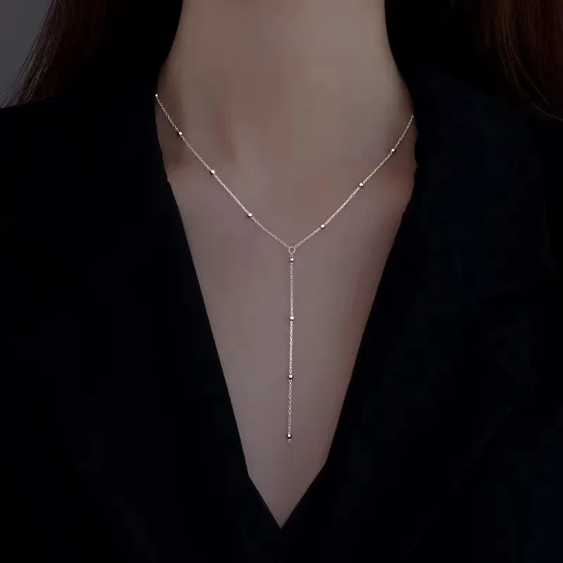 New Luxury Colourful Crystal Zircon Necklace Long Tassel Choker Bohemian Statement