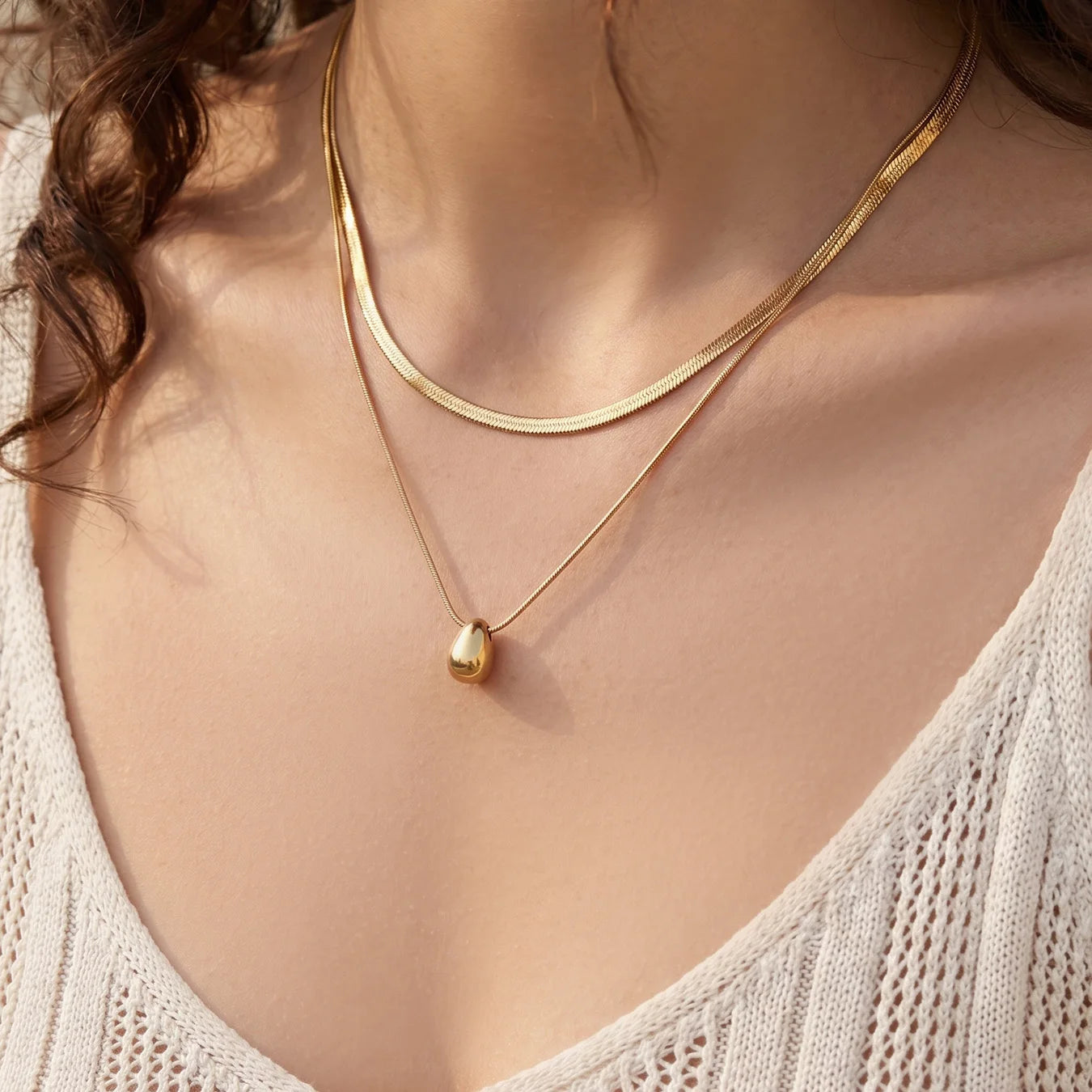 Pandora necklace double layer