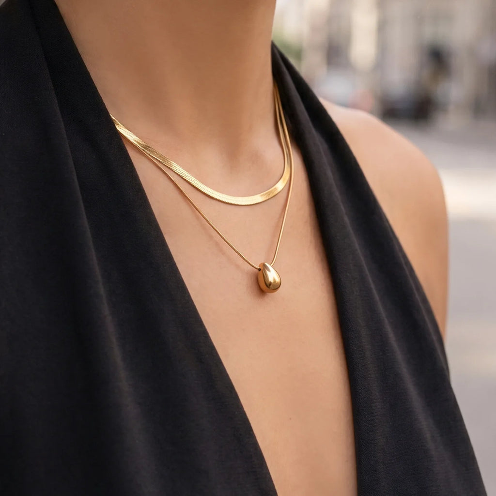 Pandora necklace double layer