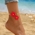 Fashion Cherry Blossom Charm Anklet