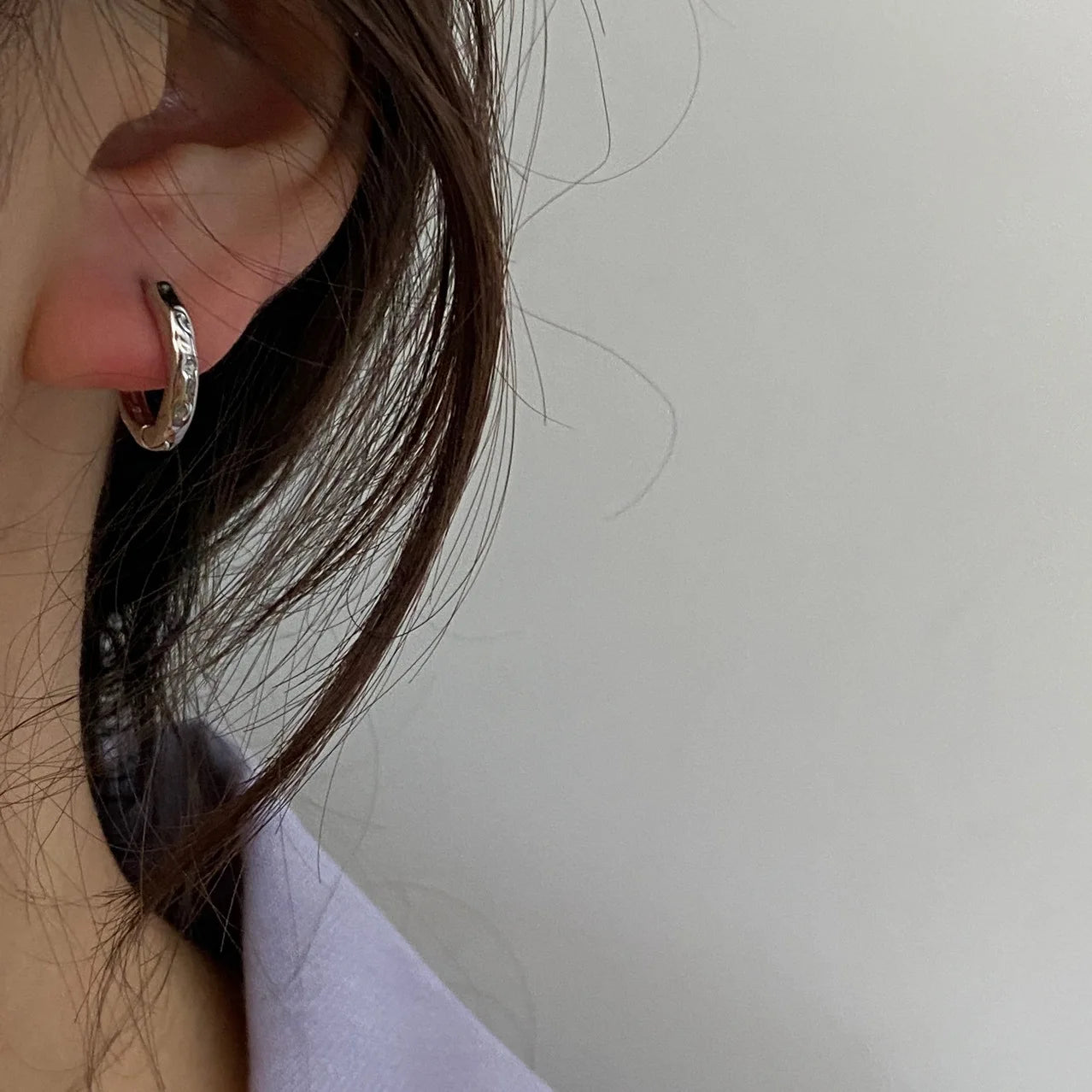 Gold Silver Hammered Vintage Jewelry